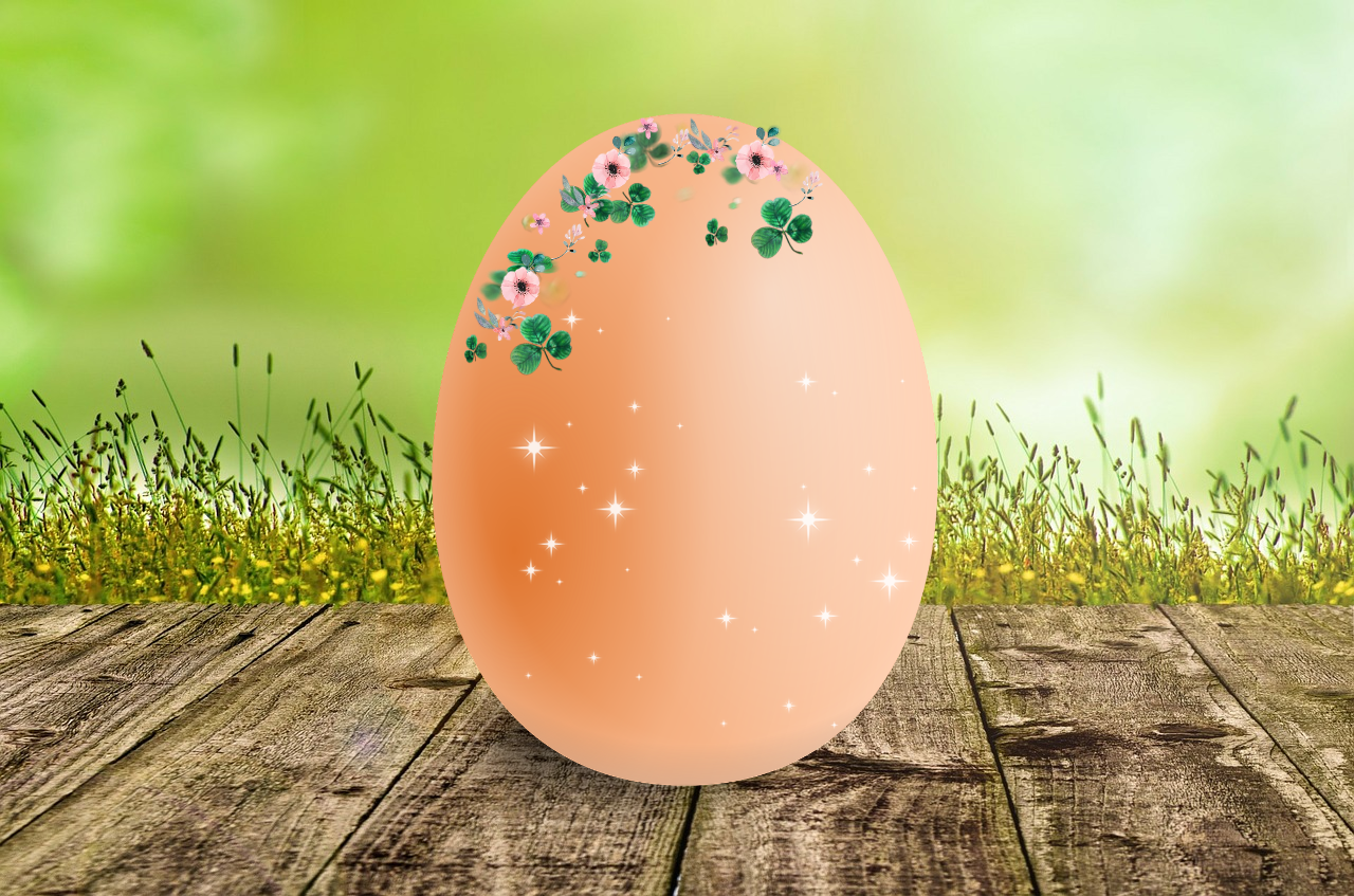 œuf peint