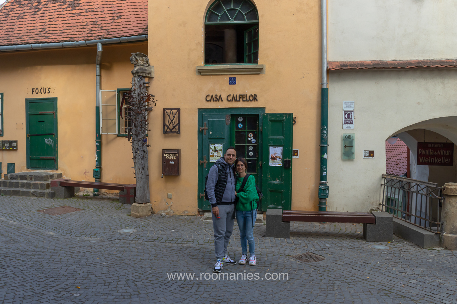 Émeline et Laurent en Roumanie à Sibiu