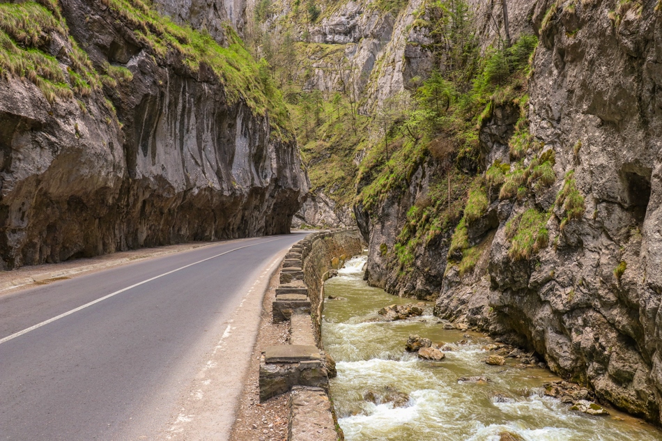 paysage au sein des gorges de Bicaz