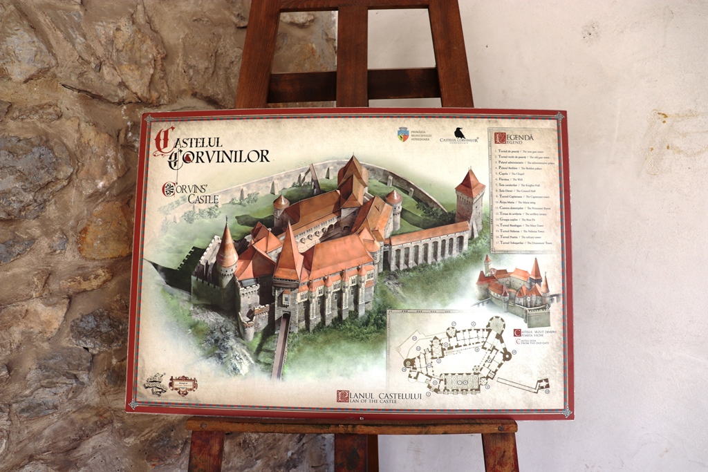 Tableau - château des Corvini