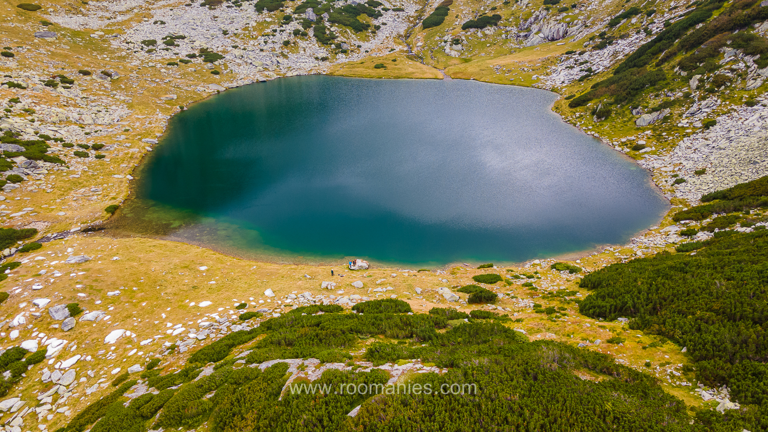 Lac Galeș, vue d'en haut