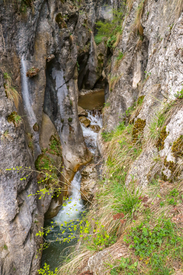 petit ruisseau en train de modifier le paysage